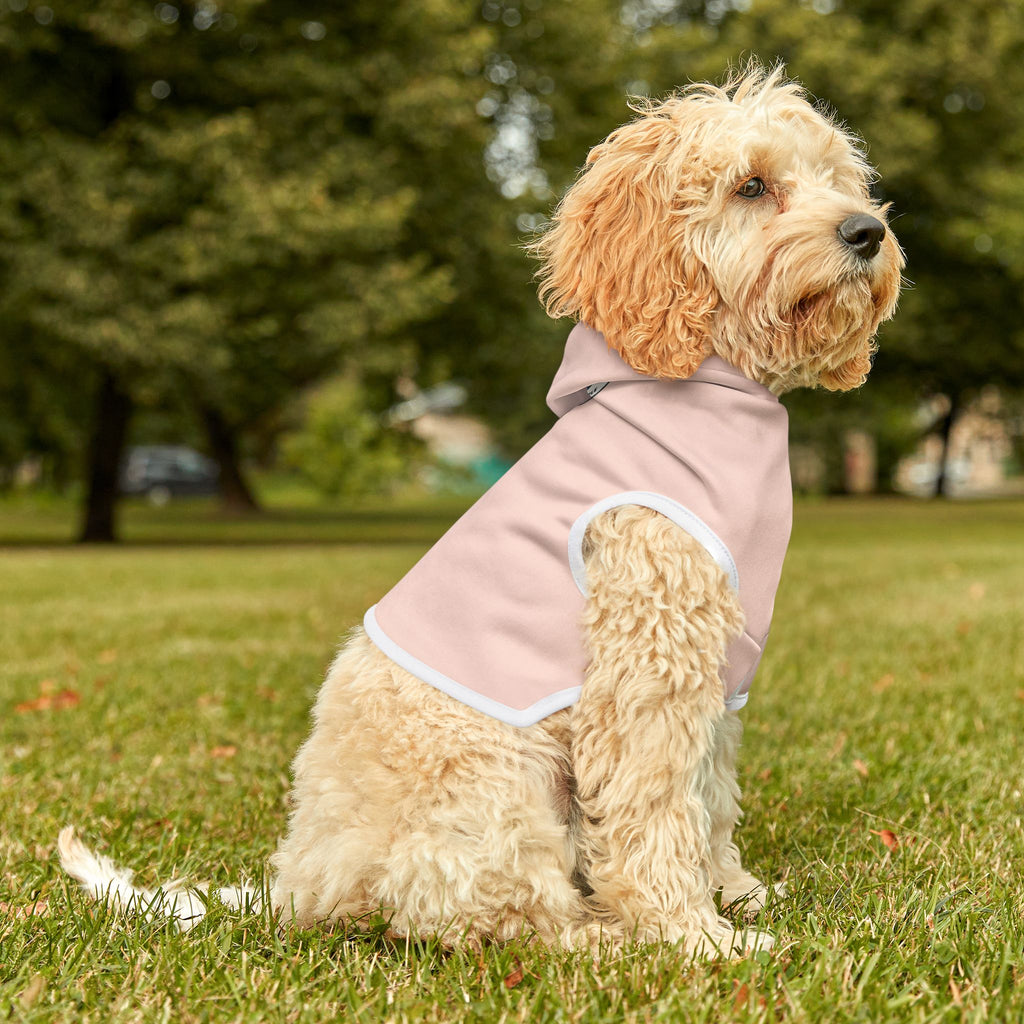 Cute Peach Pink Pet Hoodie for Cozy Fashion, Dog Hoodie, Cat Hoodie, Warm Pet Wear, Pet Apparel, Winter Essentials