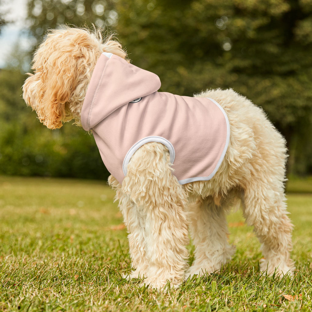 Cute Peach Pink Pet Hoodie for Cozy Fashion, Dog Hoodie, Cat Hoodie, Warm Pet Wear, Pet Apparel, Winter Essentials