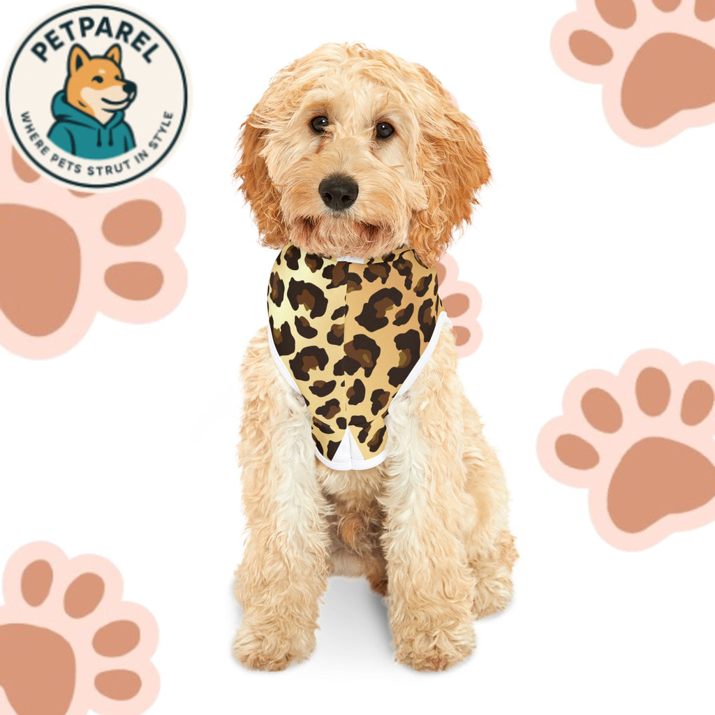 Stylish Leopard Print Pet Hoodie, Cozy Dog Sweater, Cute Cat Outfit, Perfect for Pet Owners, Gifts for Animal Lovers, Pet Fashion