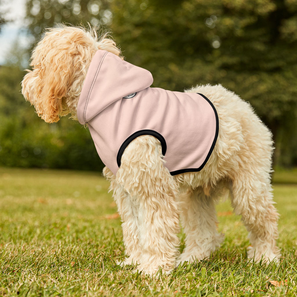Cute Peach Pink Pet Hoodie for Cozy Fashion, Dog Hoodie, Cat Hoodie, Warm Pet Wear, Pet Apparel, Winter Essentials