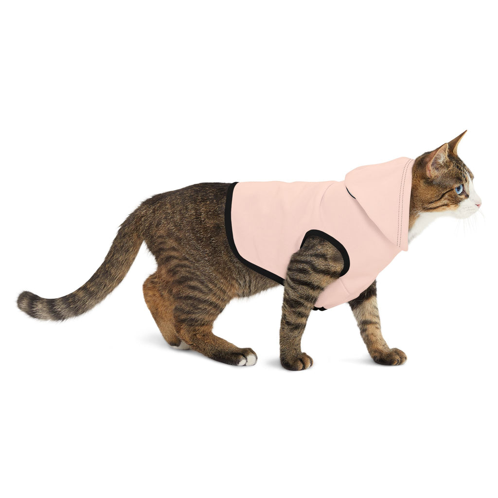 Cute Peach Pink Pet Hoodie for Cozy Fashion, Dog Hoodie, Cat Hoodie, Warm Pet Wear, Pet Apparel, Winter Essentials