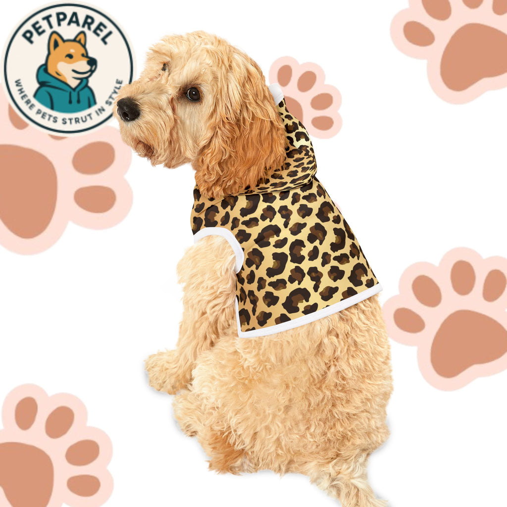 Stylish Leopard Print Pet Hoodie, Cozy Dog Sweater, Cute Cat Outfit, Perfect for Pet Owners, Gifts for Animal Lovers, Pet Fashion